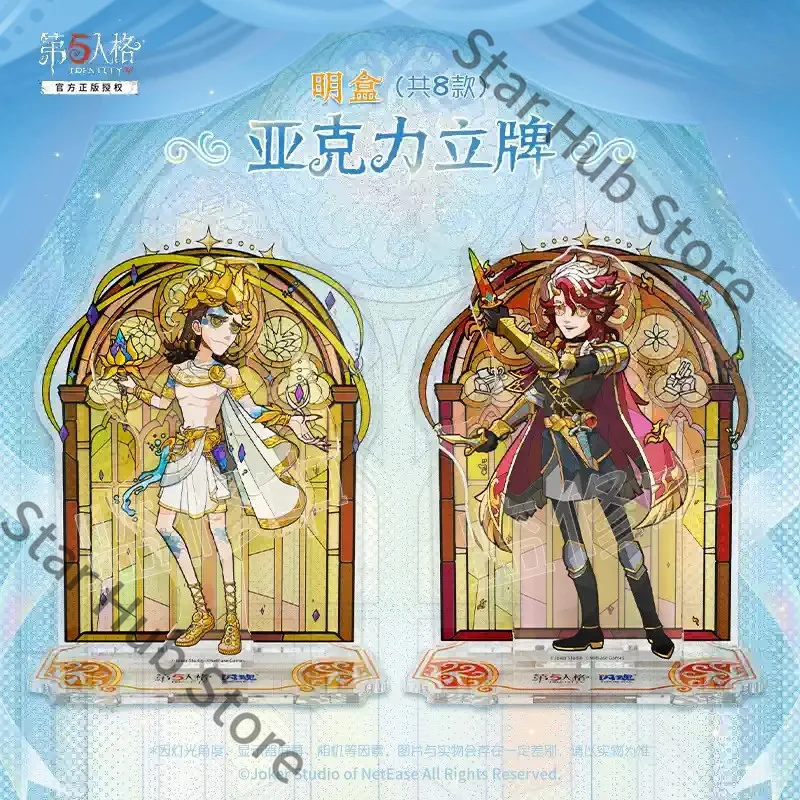 Identity V Composer Hermit Colorful Window Scene Acrylic Standing Sign Desktop Ornament Cosplay Legal Copy Souvenir Gifts Anime