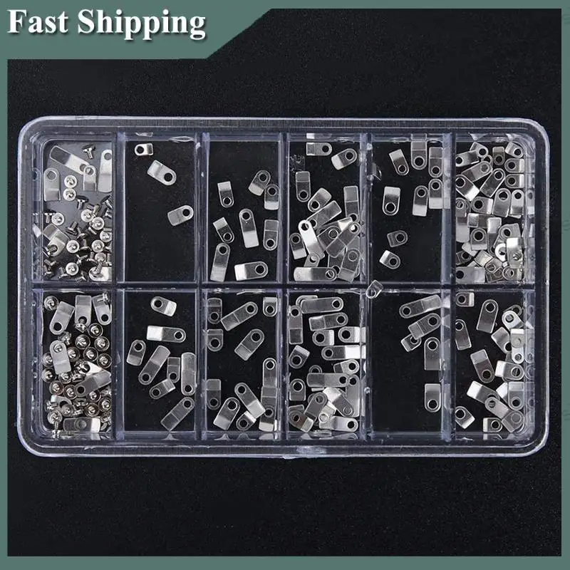 

-ABKM 240Pcs Watch Casing Clamp Movement Adapter Securing Screw Washer Repair Part Tools For ETA 2824 2836 2846