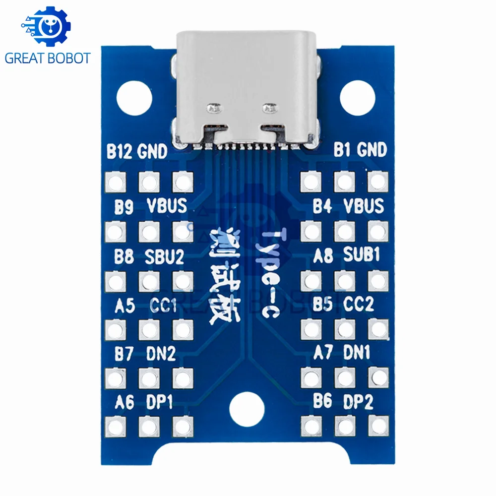 1-шт-usb-type-c-модуль-плата-для-тестирования-зарядки-для-arduino-и-проектов-diy