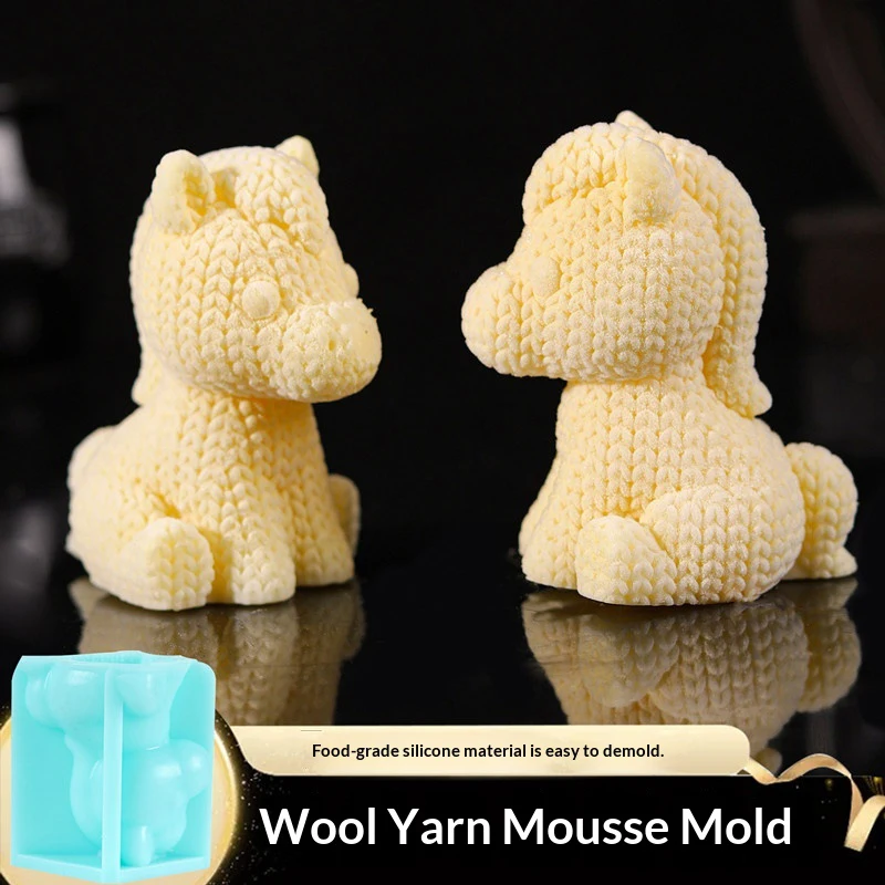 

Horse Shaped Silicone Mold for Chinese New Year - Food Grade Heat-Resistant for Mousse, Jelly & Cakes