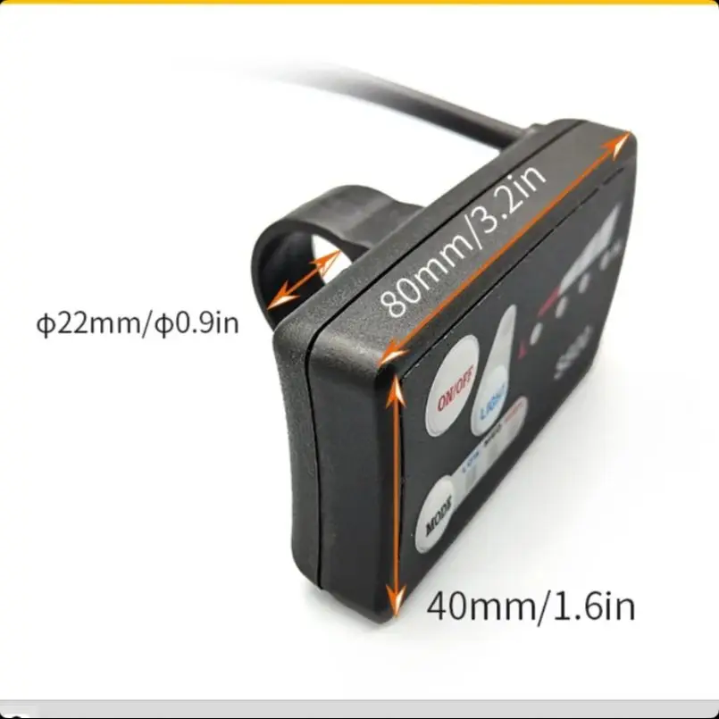 FOCAN S800 EElectric Bicycle Display 24V 48V Ebike Intelligent Control Panel LED Display