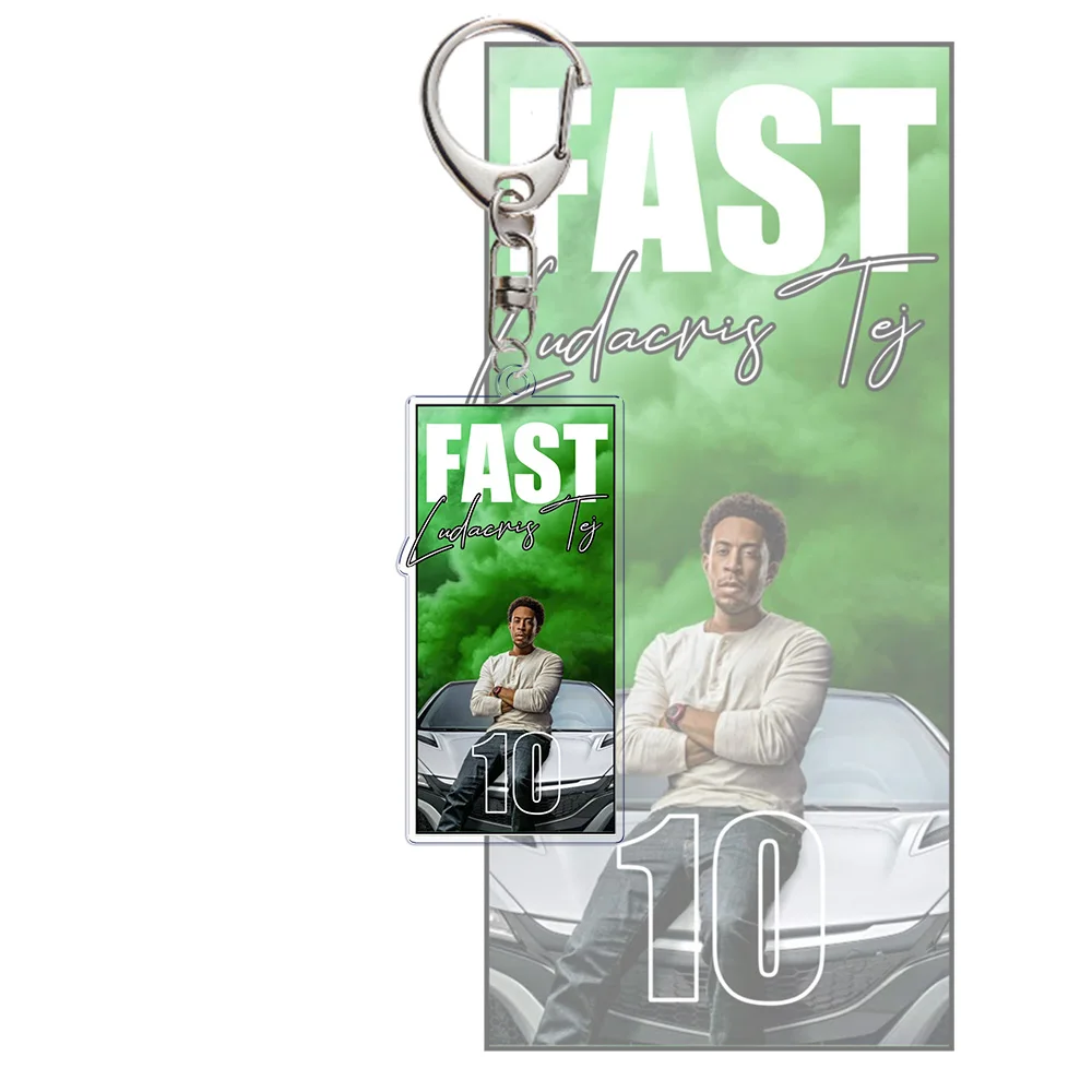 The Fast Keychain for Bag Pendant Fashion Furious KeyRing Gifts Jewelry Accessories Gifts for Friends