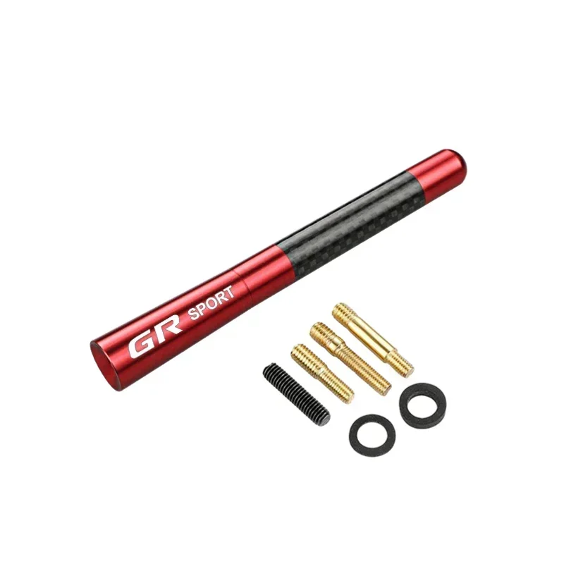 8/12 سنتيمتر هوائي سقف السيارة المعدنية لتويوتا GR الرياضة ألياف الكربون راديو هوائي الإشارة الجوية تعزيز جهاز اكسسوارات التصميم