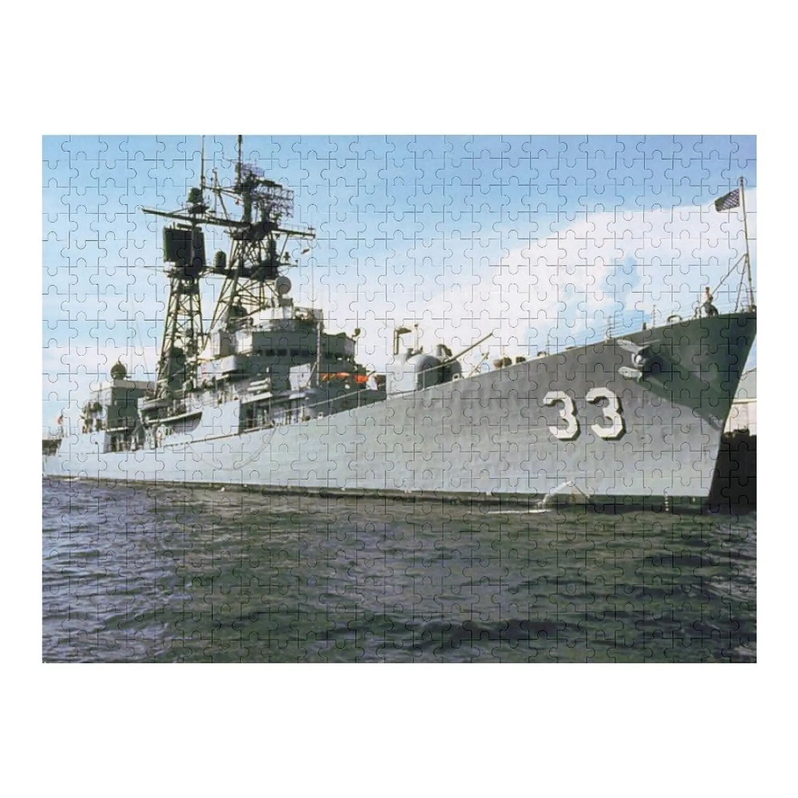 USS بارسونز (DDG-33) متجر السفينة بازل قطع مع صورة شخصية حيوانات خشبية ألعاب شخصية لغز اسم شخصي