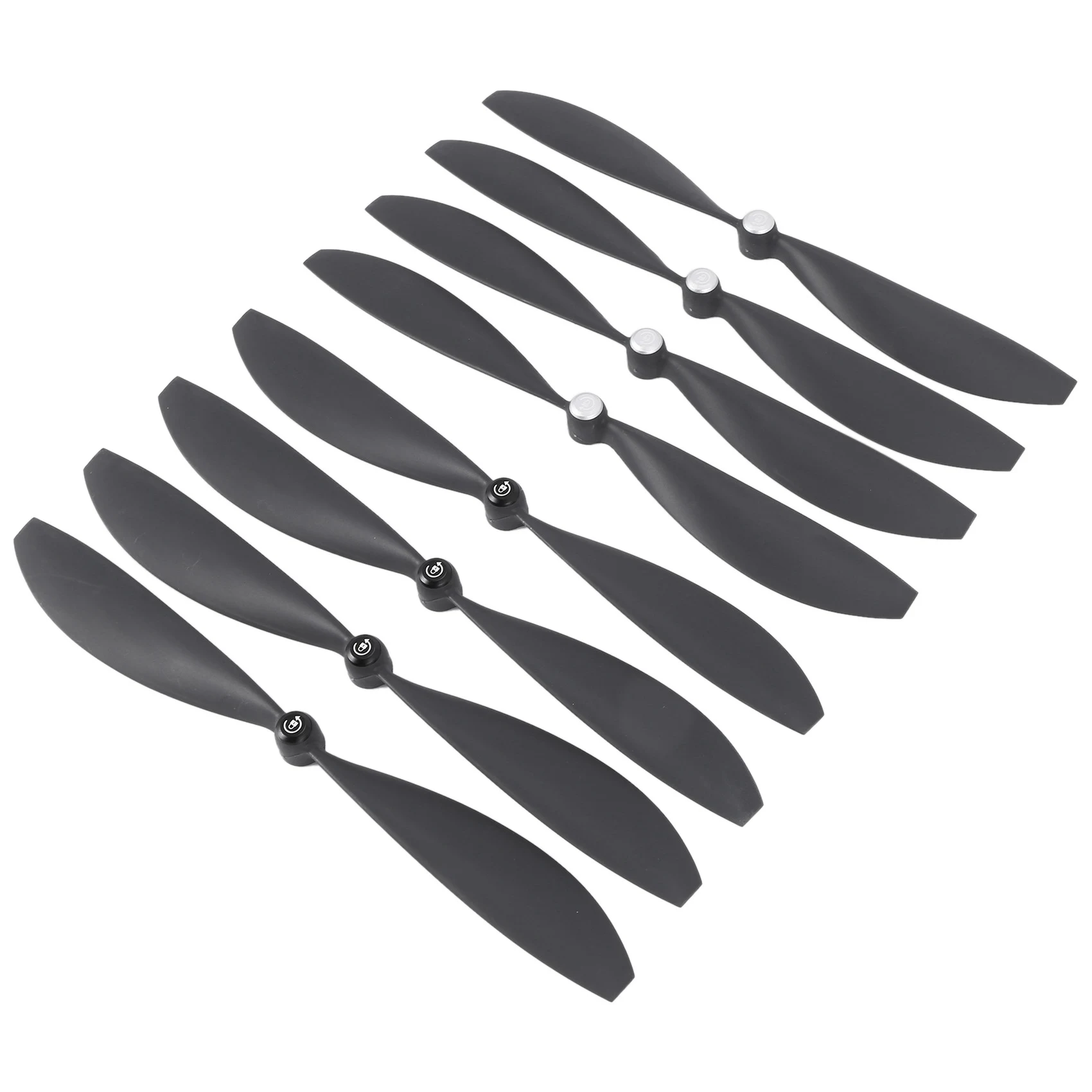 8Pcs Für Drone Propeller Klingen Flügel Zubehör Teile Für Gopro Karma Schwarz D.21-BTFL
