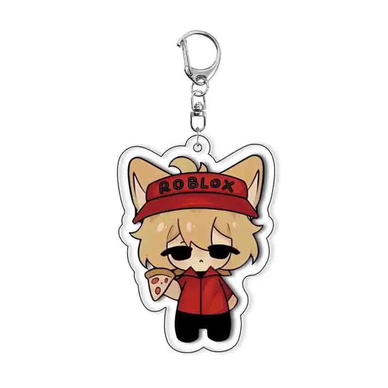 Neuer süßer Anime-Cartoon-Schlüsselanhänger aus Acryl mit Charakter-Motiv, Taschenanhänger, Schlüsselring für Fans, Herren, koreanische coole Mode-Accessoires, Geschenk – Detail 4
