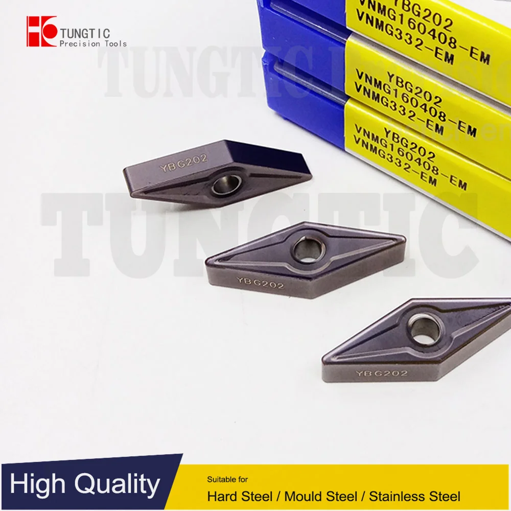 

TUNGTIC VNMG160408-EM VNMG 160408-EM, токарные вставки, карбидный резак для чугуна