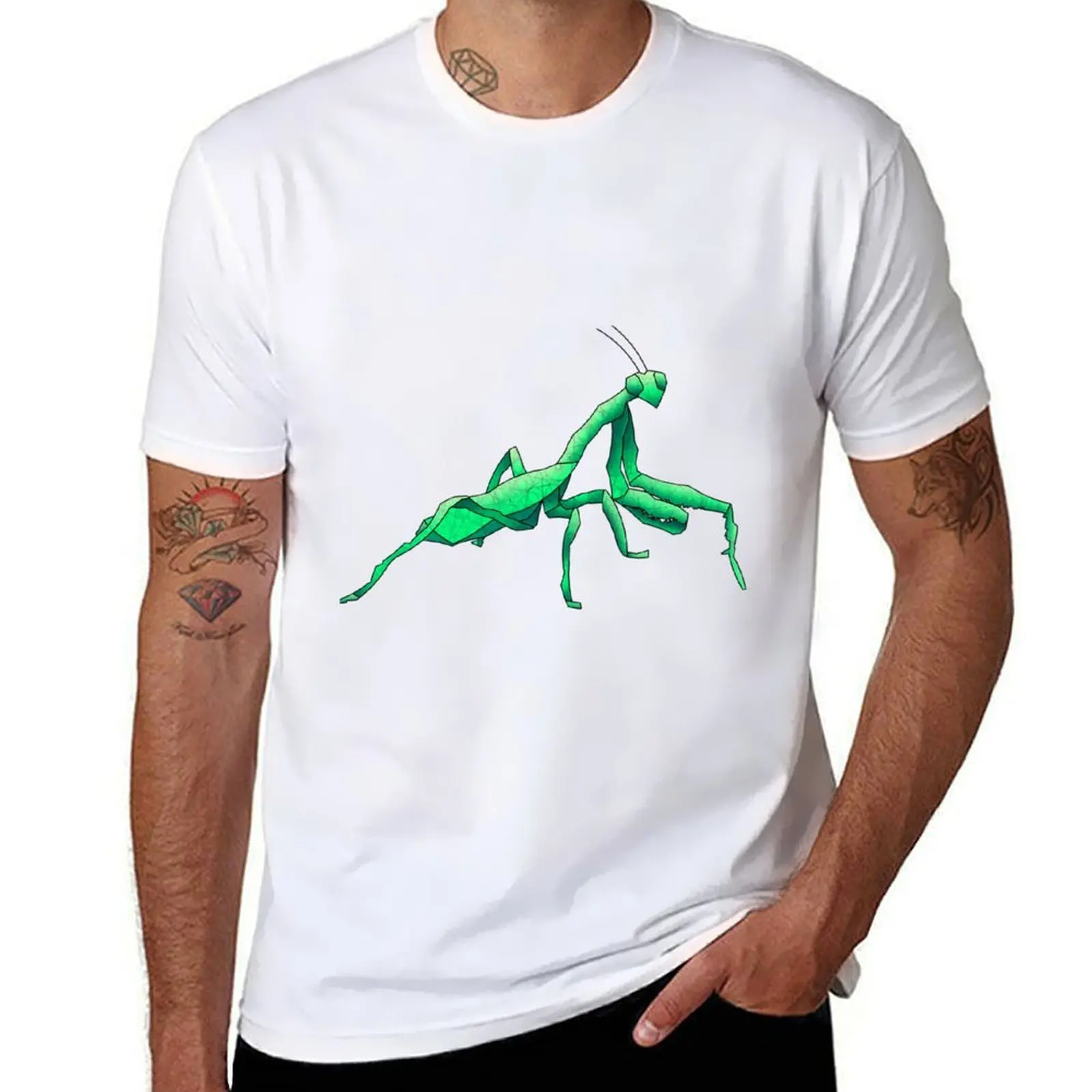

Praying Mantis T-Shirt man t shirt graphic cotton t shirts man 100% T-Shirt