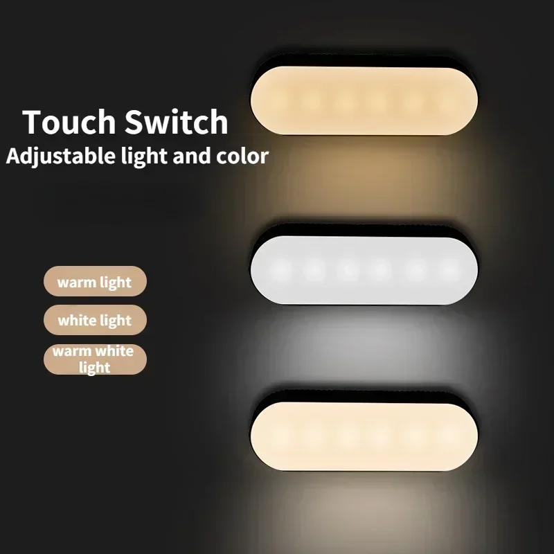 Car Reading Light Rechargeable Magnetic Atmosphere LED Car Styling Night Light Interior Ceiling Light
