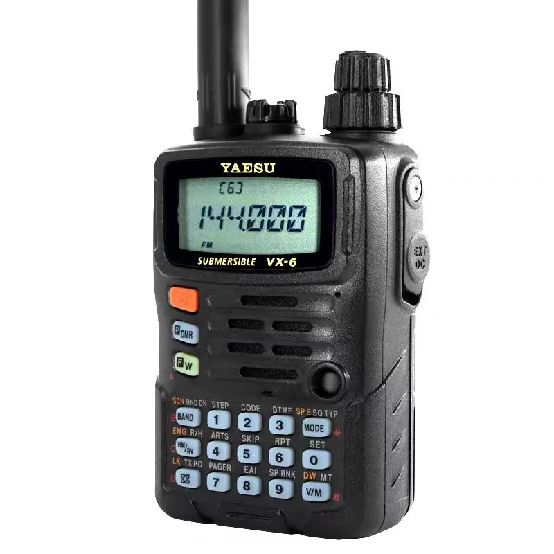 YAESU VX-6R جهاز إرسال واستقبال لاسلكي VX 6R ثنائي النطاق UHF VHF راديو متنقل محمول