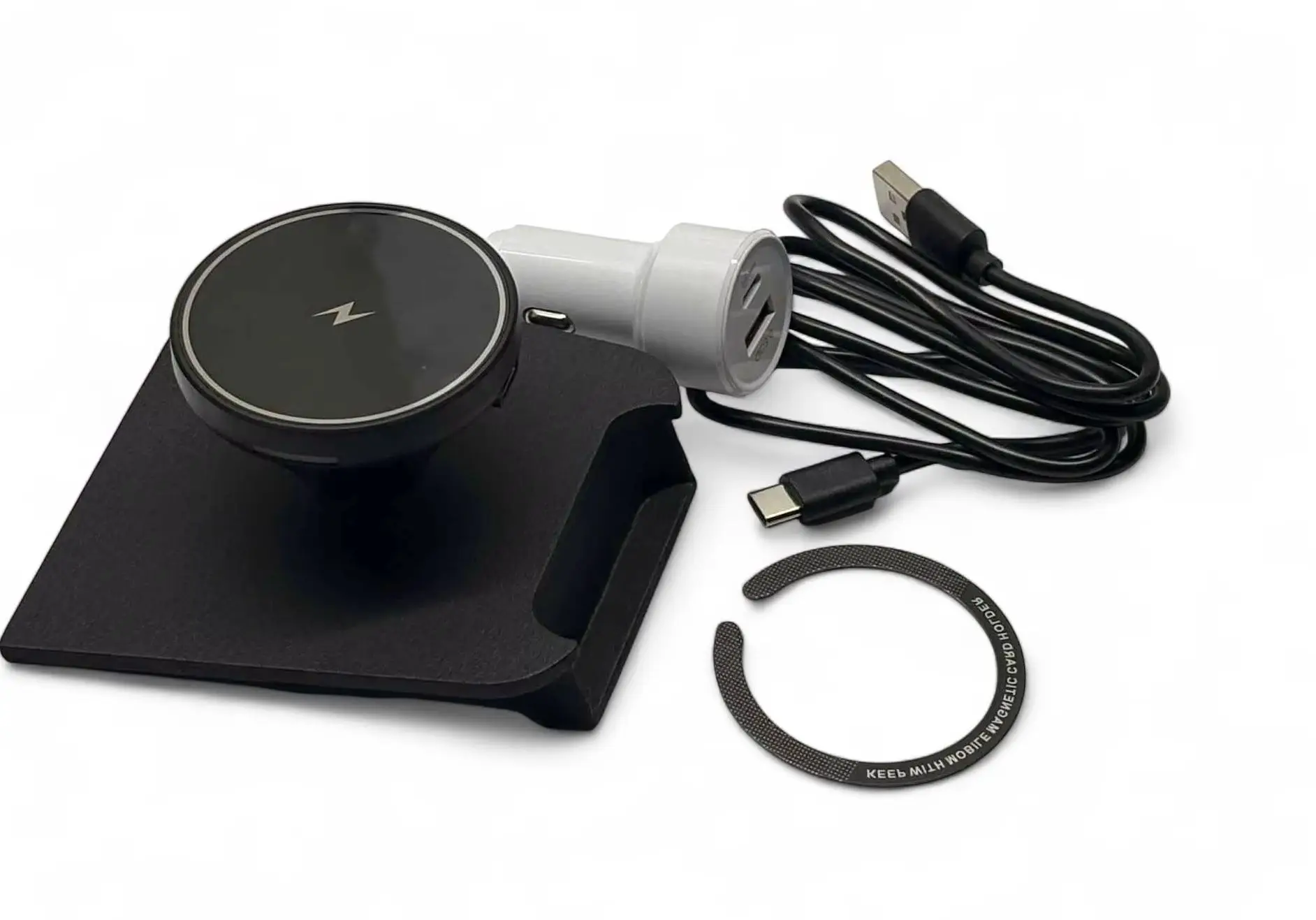 

Ultra Durable Auto Accessory Cup Holder Phone Mount Mag Safe Char ger For Porsche 992 911 S GT3 RS GTS