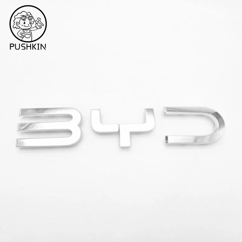 Voor BYD Seagull Dolphin MINI 2024 2025 Auto Voorbumper Embleem Badge BYD Logo Originele Accessoires