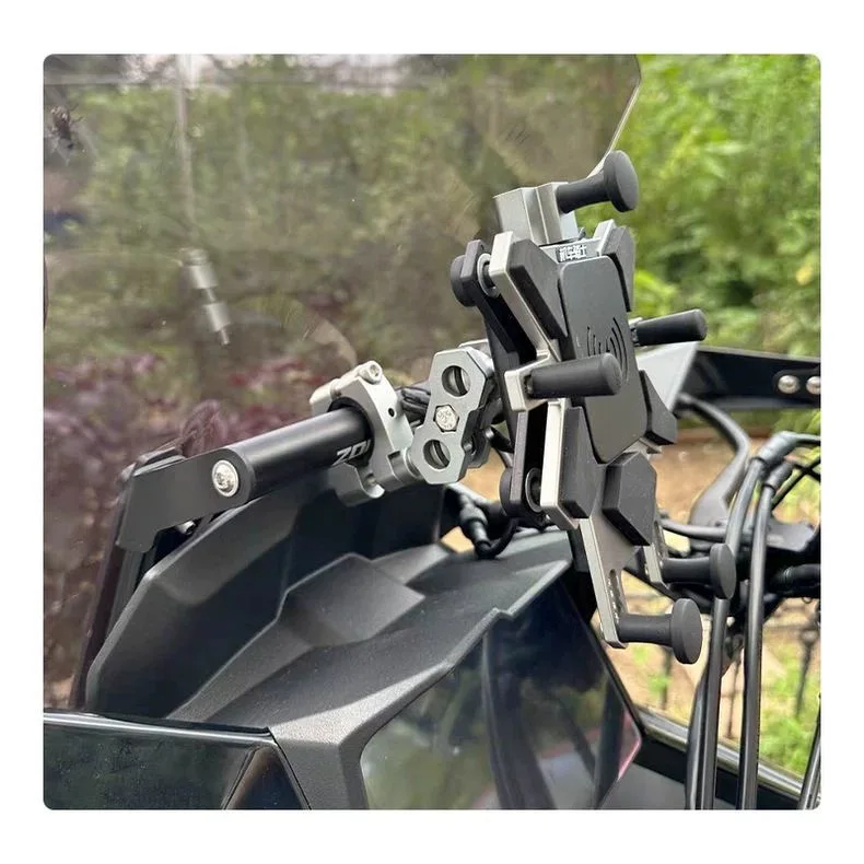 For ZONTES 703F F703 703 F 2025 2024 Motorcycle Handlebar Extension GPS Navigation Bracket Crossbar Phone Stand Holder 22mm Bar