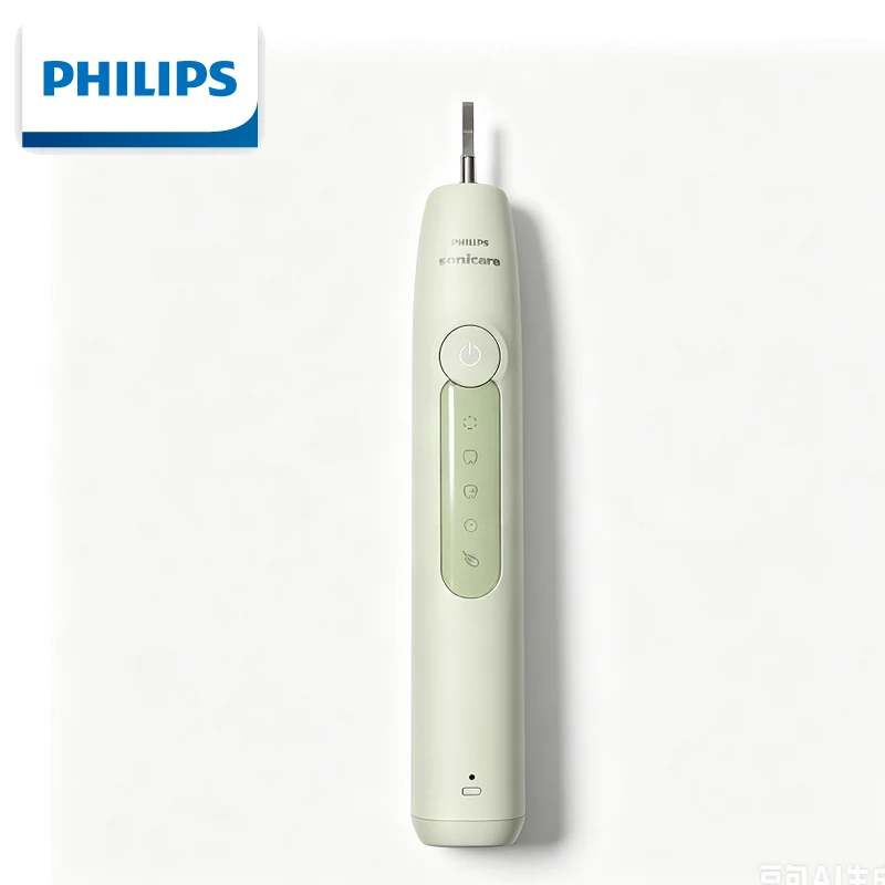 Philips HX5161 Sonic Electric Toothbrush with Pressure Sensor 31000 VPM Microbubble Tech 5x Plaque Removal USB Charging