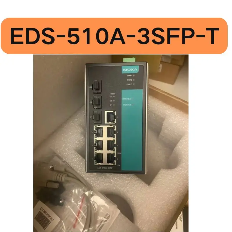 New EDS-510A-3SFP-T MOXA 7+3G Gigabit Managed Switch Fast Shipping