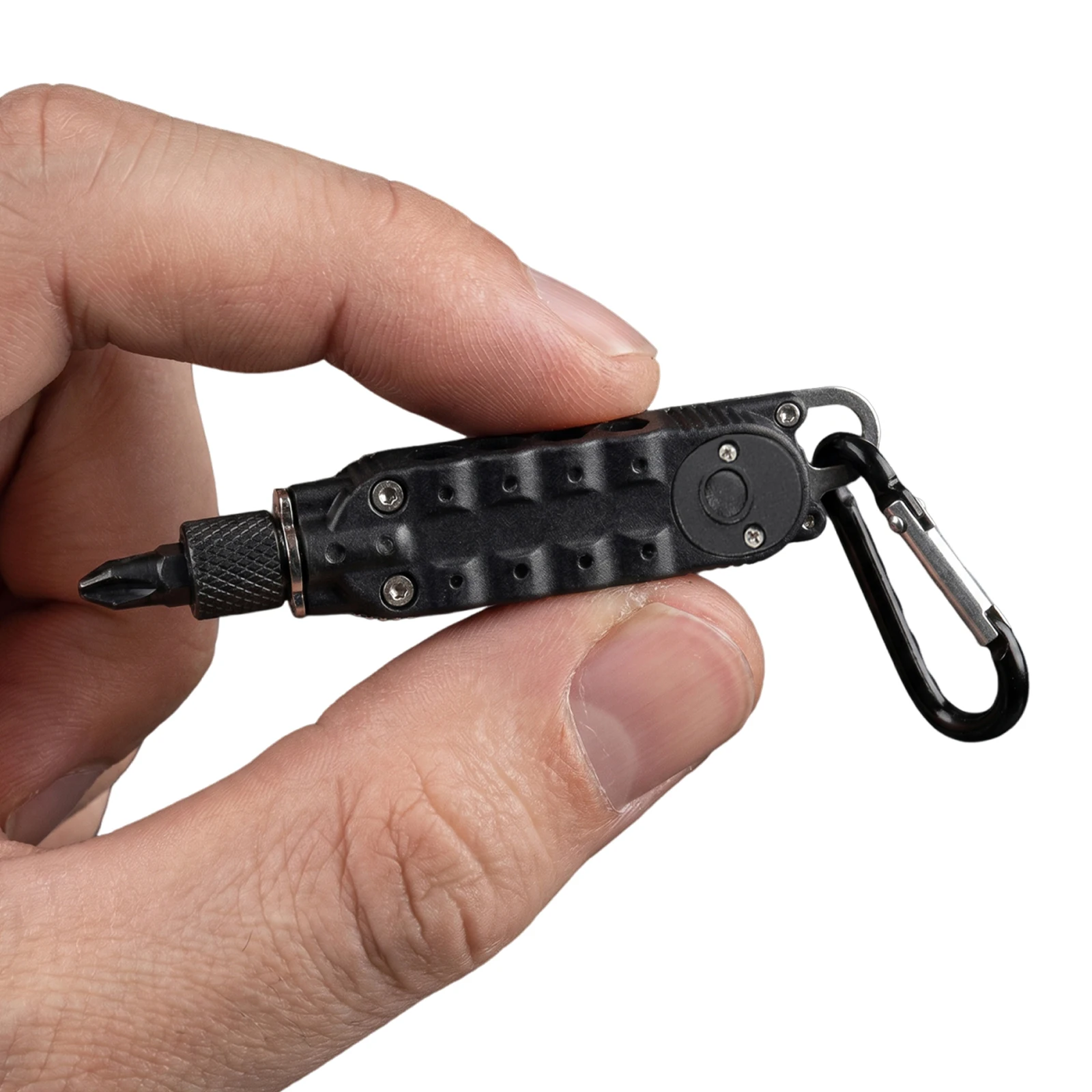 Mini Multi-Tool Set EDC Keychain Shape Screwdrivers with LED Portable Steel Repair Tool Small Bottle Opener for Outdoor/Camping