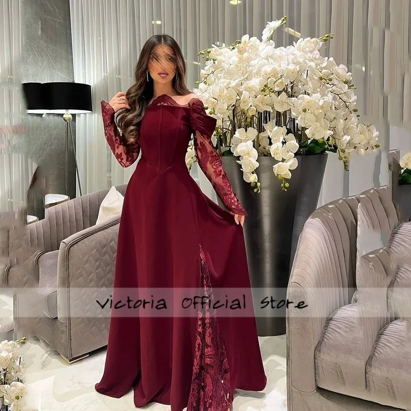 فساتين سهرة مخصصة للحفلات فساتين نسائية أنيقة للمناسبات الخاصة بأكمام طويلة رداء الكوكتيل #2