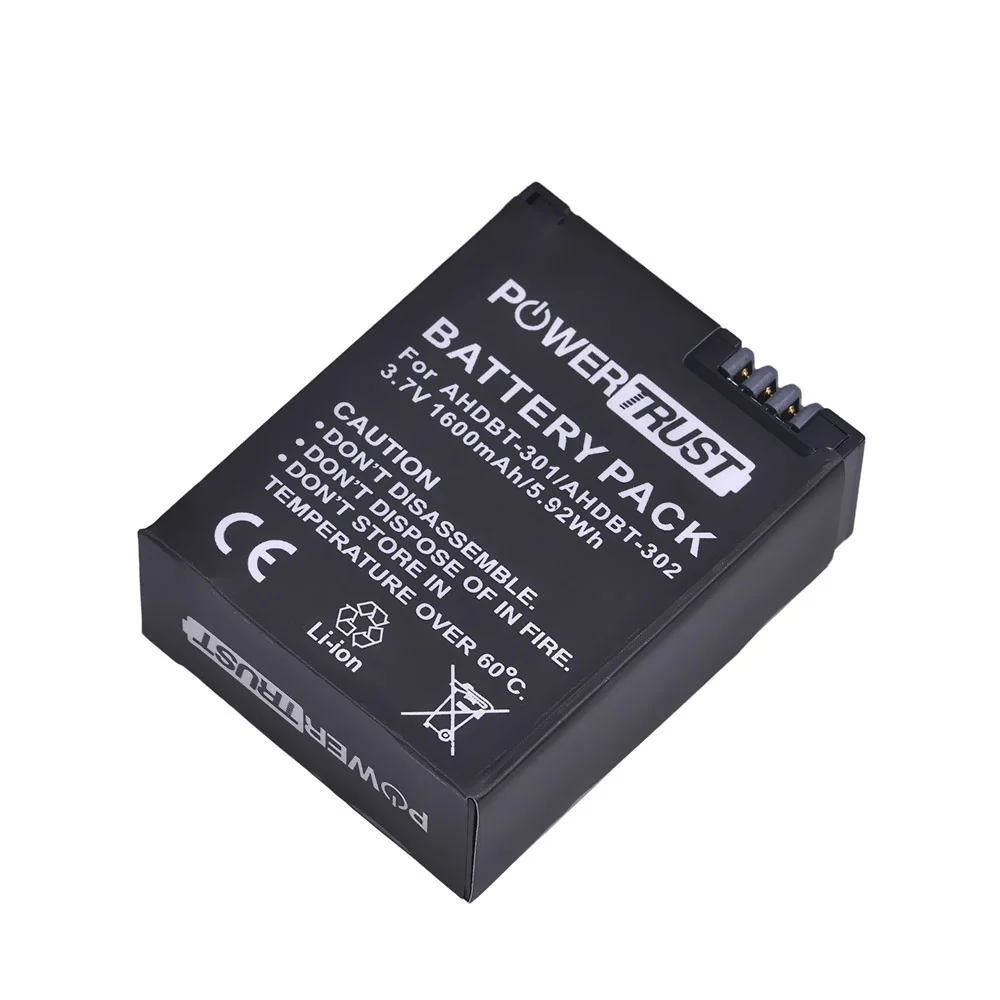 1600mAh HERO3 Battery and Charger for GOPRO HERO 3 Camera