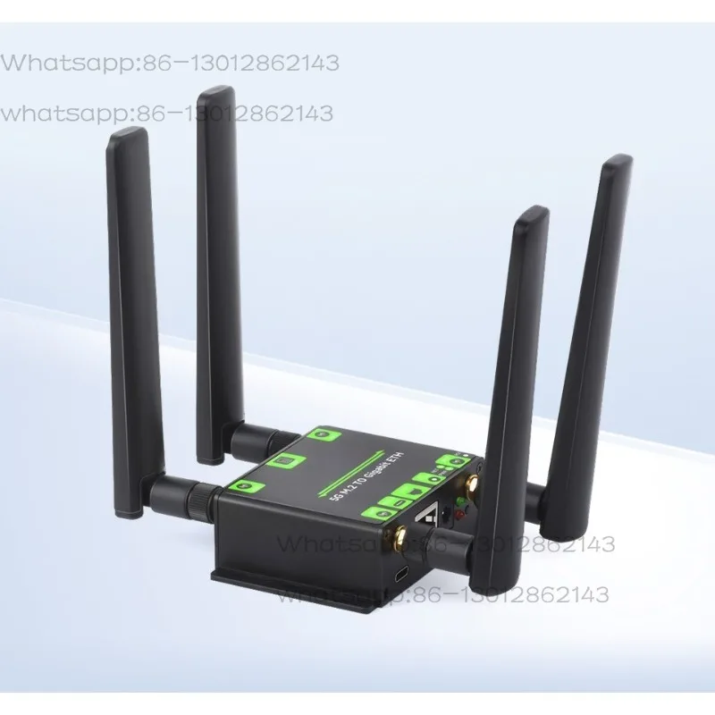 

5G M.2 to Gigabit Ethernet Converter, 5G M.2 to USB3.1, Aluminum Alloy Case With RM520N-GL SIM8262E-M2