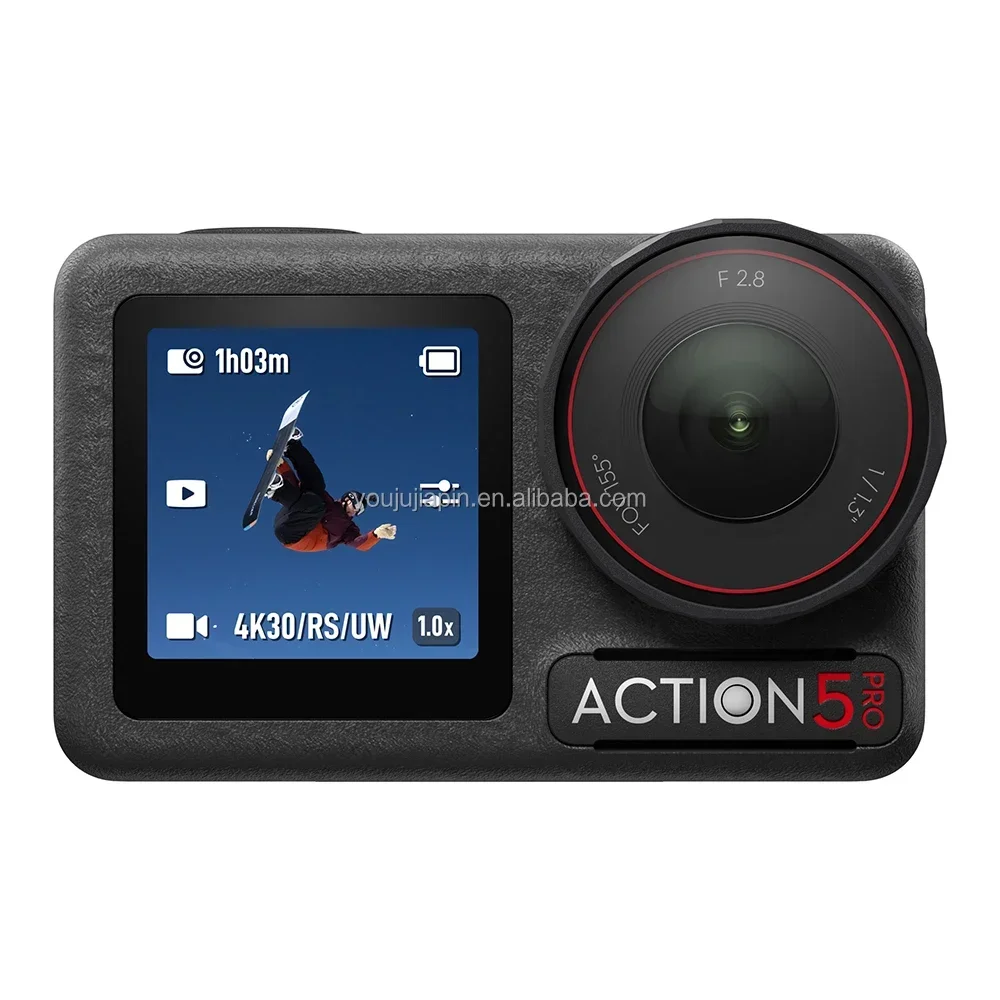 

D JI Osmo Action 5 Pro Action Cam era Dual OLED High-Brightness Touchscreens 4K/60fps HDR 47GB Built-in Storage Sports C amera