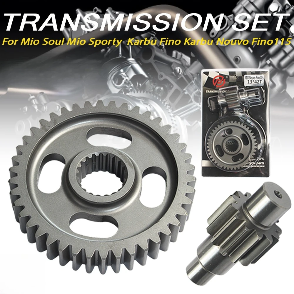 

Transmission Gear Set For Mio Soul Mio Sporty Karbu Fino Karbu Nouvo Fino115 Motorcycle