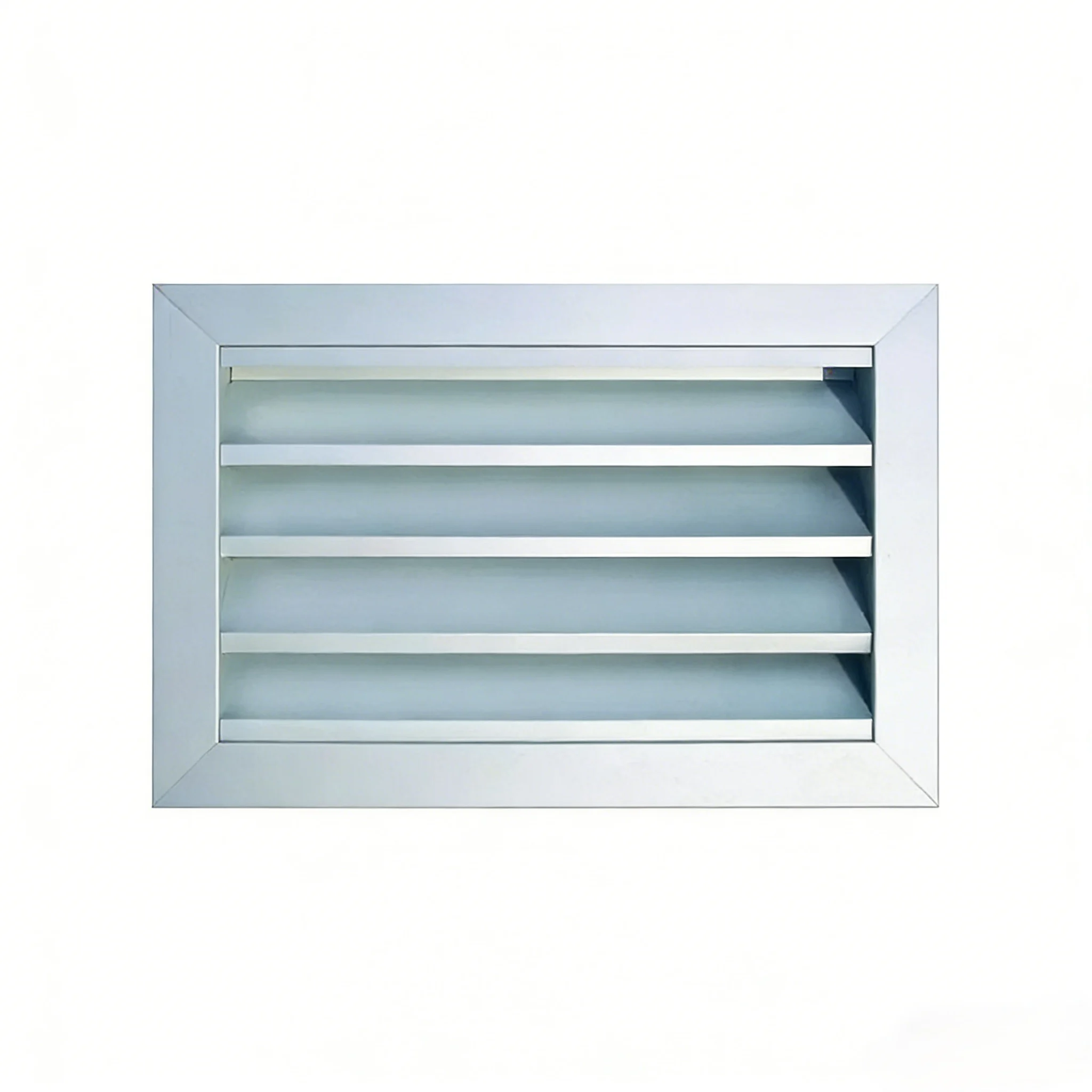 Outdoor Aluminium Vertical Horizontal Electric Manual Wing Louver Shutters Fixed Louver Exterior Decoration Windproof Blinds