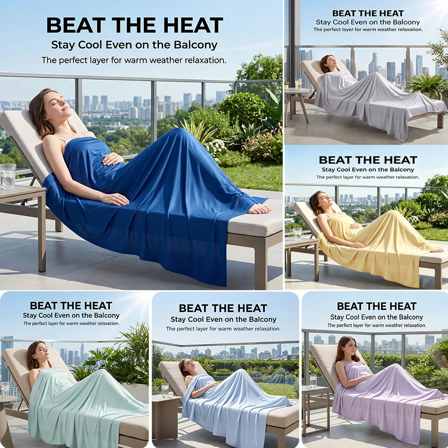 Couverture de lit d'été en soie glacée, couette rafraîchissante pour climatisation, douce pour la peau, légère et fine, respirante, pour la maison et le bureau