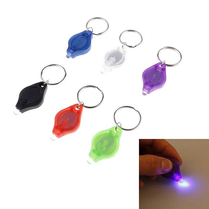 Light Torch Mini Led Flashlight Keychain Key Chain Emergency Camping Lamp Backpack Light