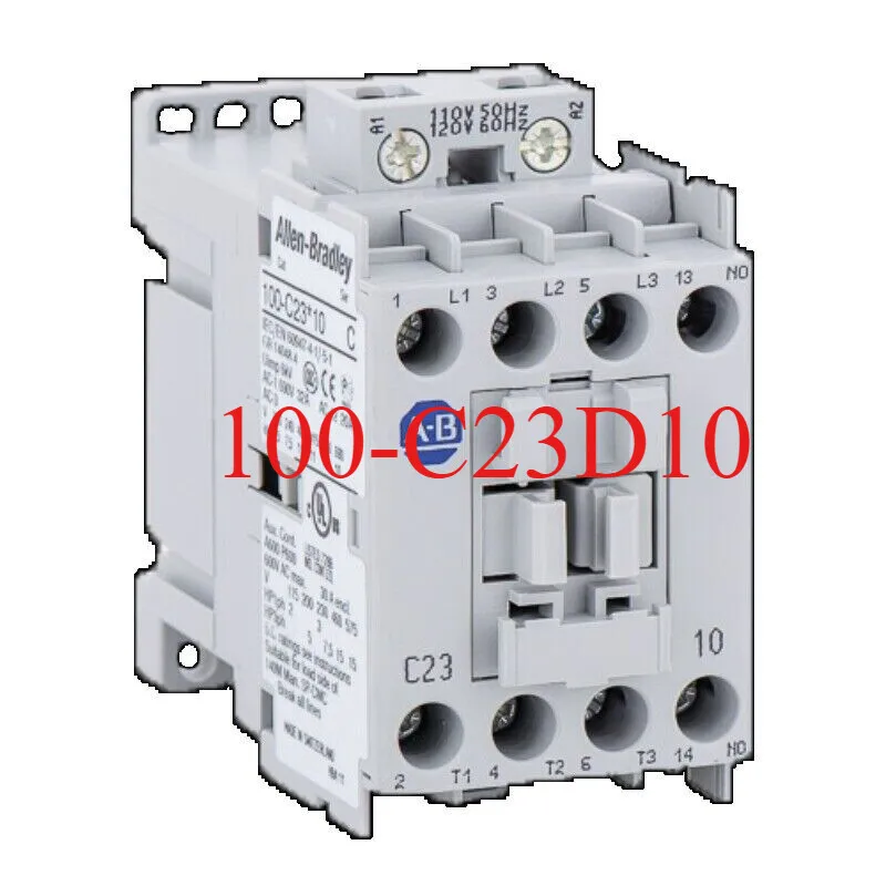 

NEW 100-C23D10 /C IEC Contactor, 110/120 VAC, 3-P, 23A