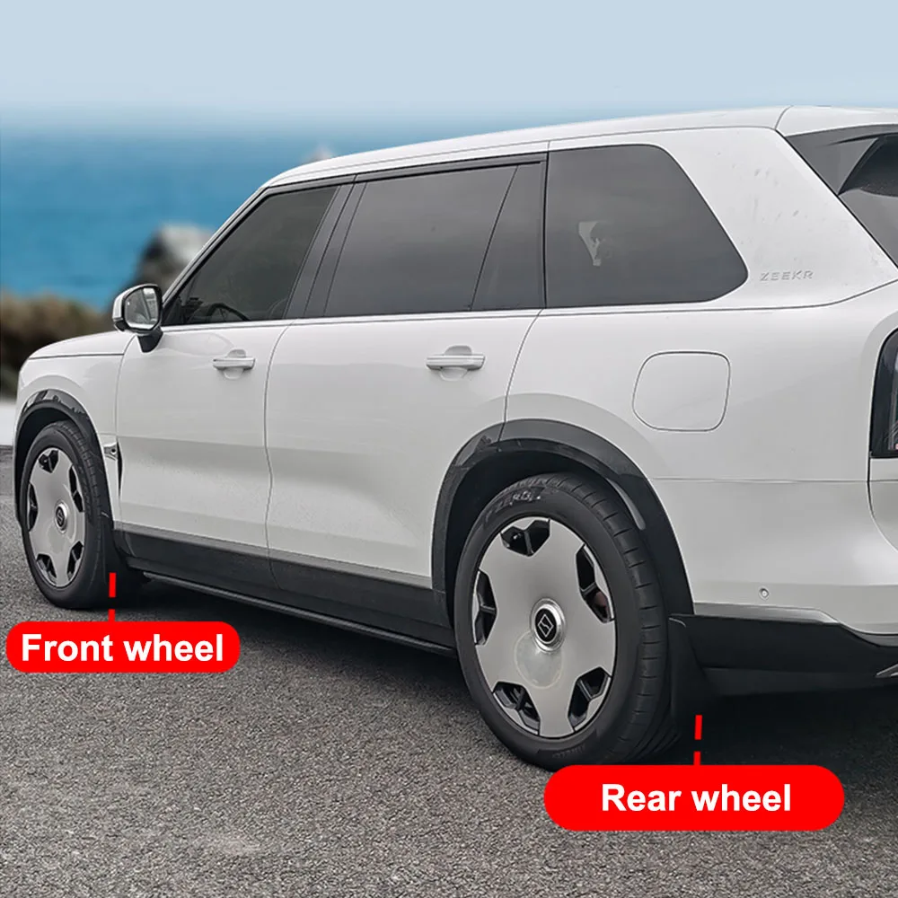 

4 шт. специальное колесное крыло для ZEEKR 9X 2025 2026, аксессуары для модификации интерьера, эффективно блокирующие осадки и песок