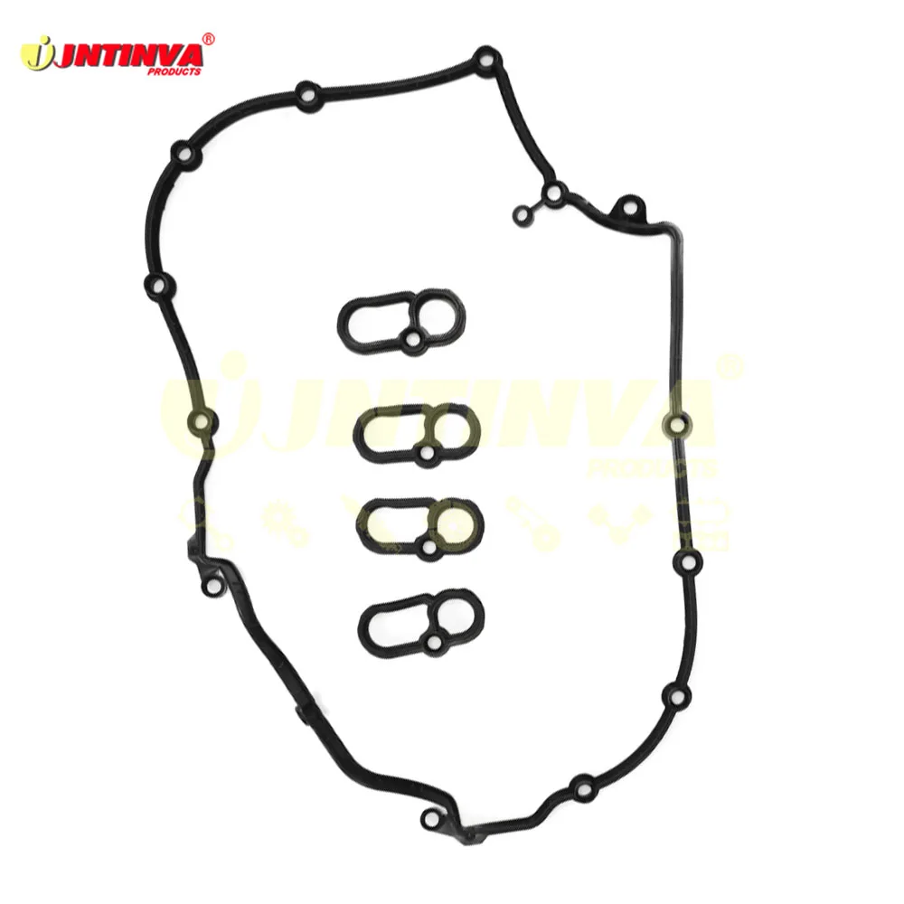 

left LR010789 C2D3525 right LR010882 C2D3524 Valve Cover Rocker Gasket For 2010-2014 Land Range Rover Sport