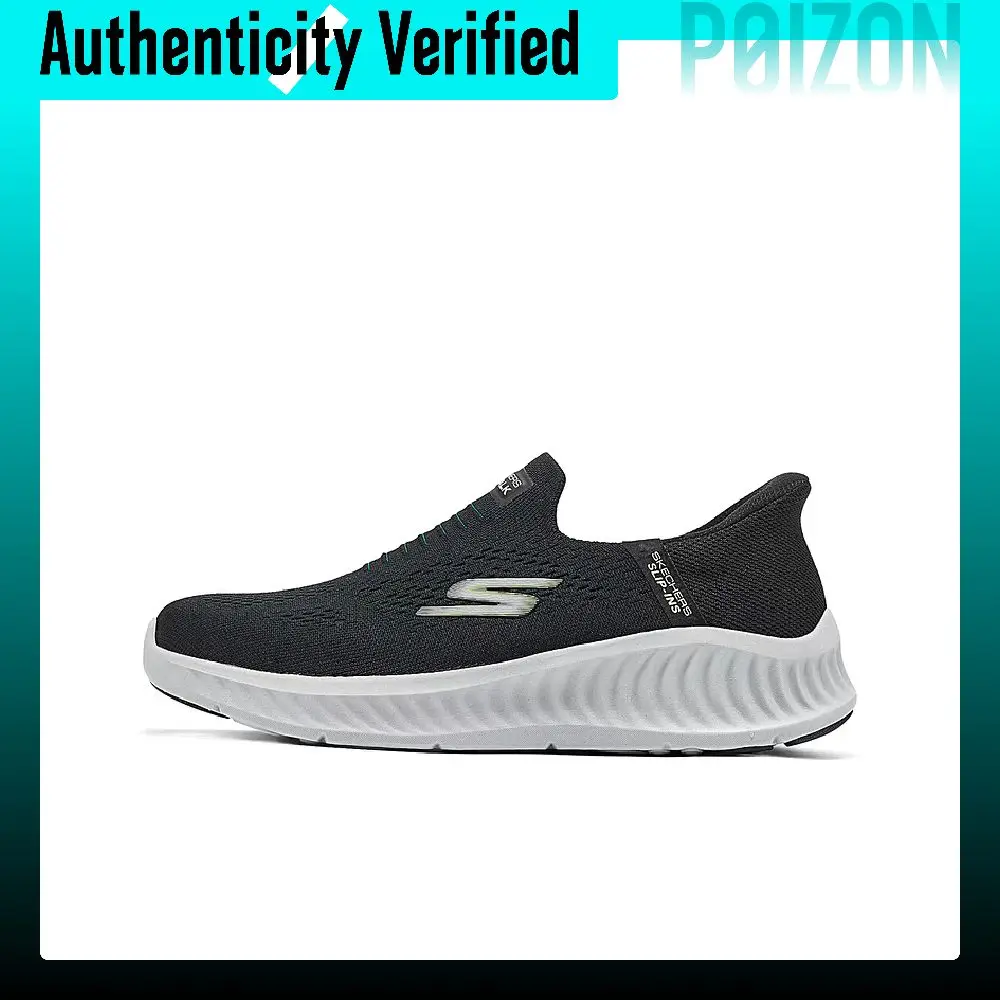 Skechers MEN'S GO WALK Fabric Comfortable Abrasion Resistant Breathable Abrasion Resistant Breathable Low top 216372-BLK