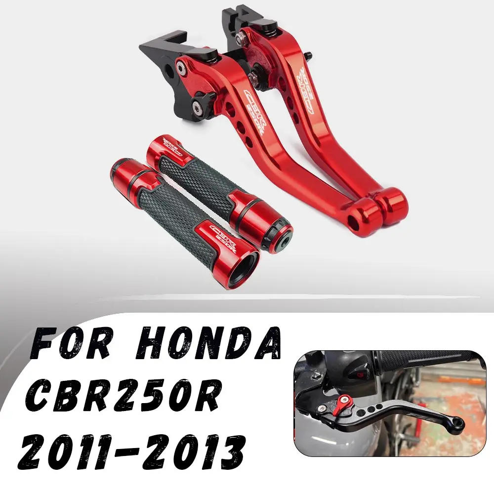 For Honda CBR250R CBR 250R 2011-2013 Motorcycle Brake Clutch Lever Handles Handlebars Grips Ends Plug Slider Caps Accessories