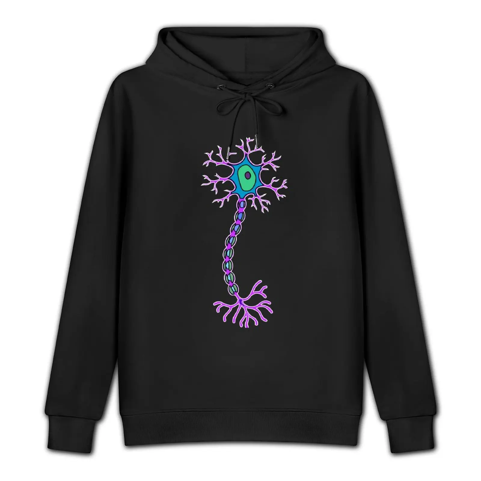 Brain Neuron Science Colorful Design Pullover Hoodie clothes for men hoodie streetwear