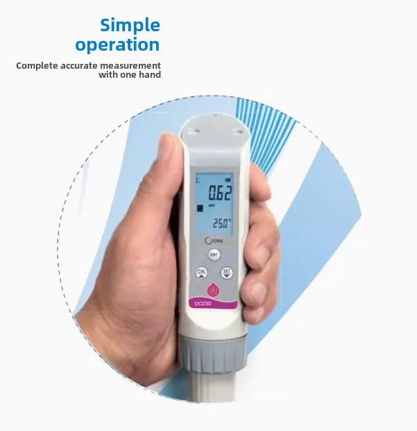 Portable Handheld Dissolved Ozone O3 Meter Tester Pen Simple Operation Pocket Size  to Use for Water Quality Testing 10.00mg/L
