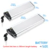 ANCHER AM용 L395mm 36V 10.4Ah 12.8Ah 14Ah ebike 배터리 001908   AM1908 Zebra Ebike 지퍼 z4 접이식 전기 자전거 4