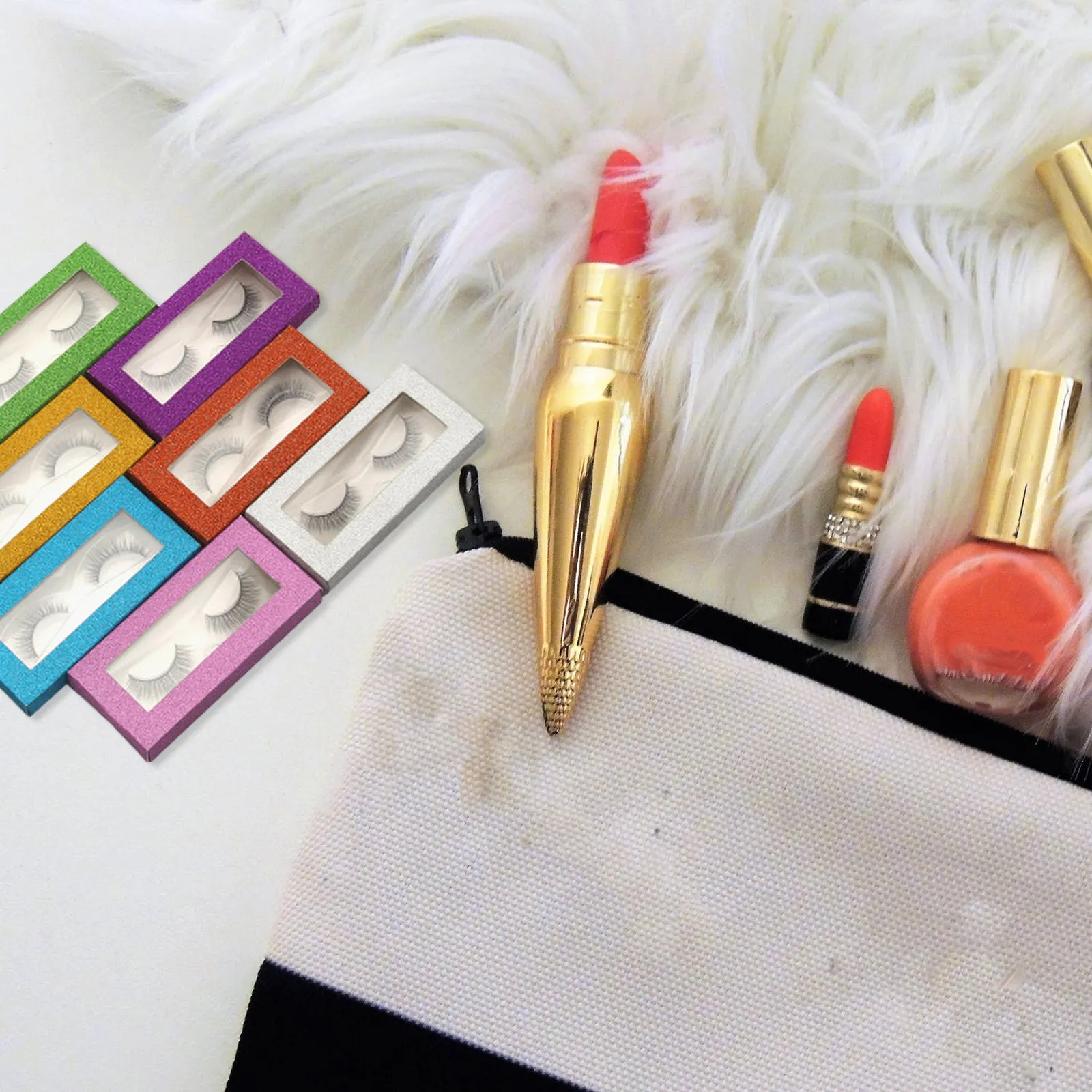 

Органайзер для накладных ресниц на 24 шт. с выдвижным ящиком, из бумаги, для хранения ресниц, надежный держатель для ресниц для личного и салонного использования