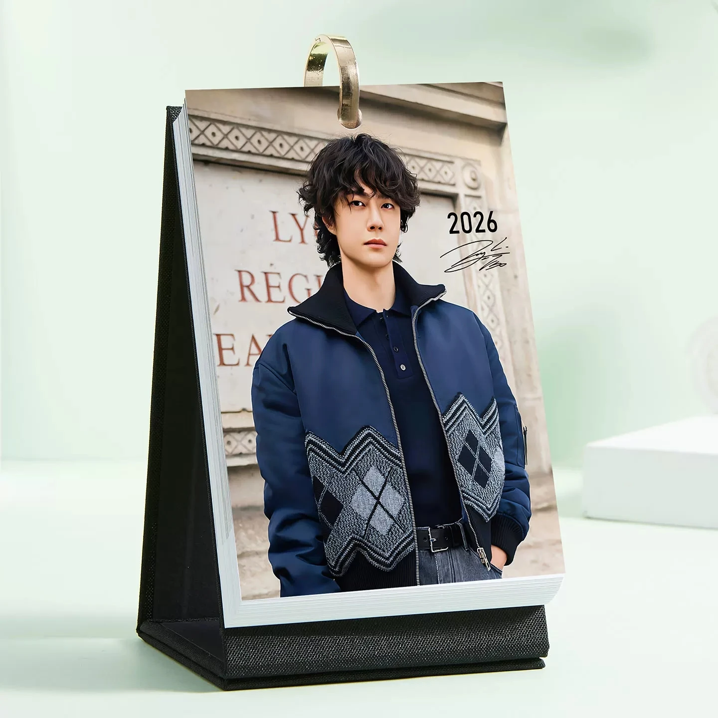 

2026 Wang Yibo Weekly Calendar Cross Year Calendar Star Creative Fashion Calendar Peripheral Desktop Fresh Set