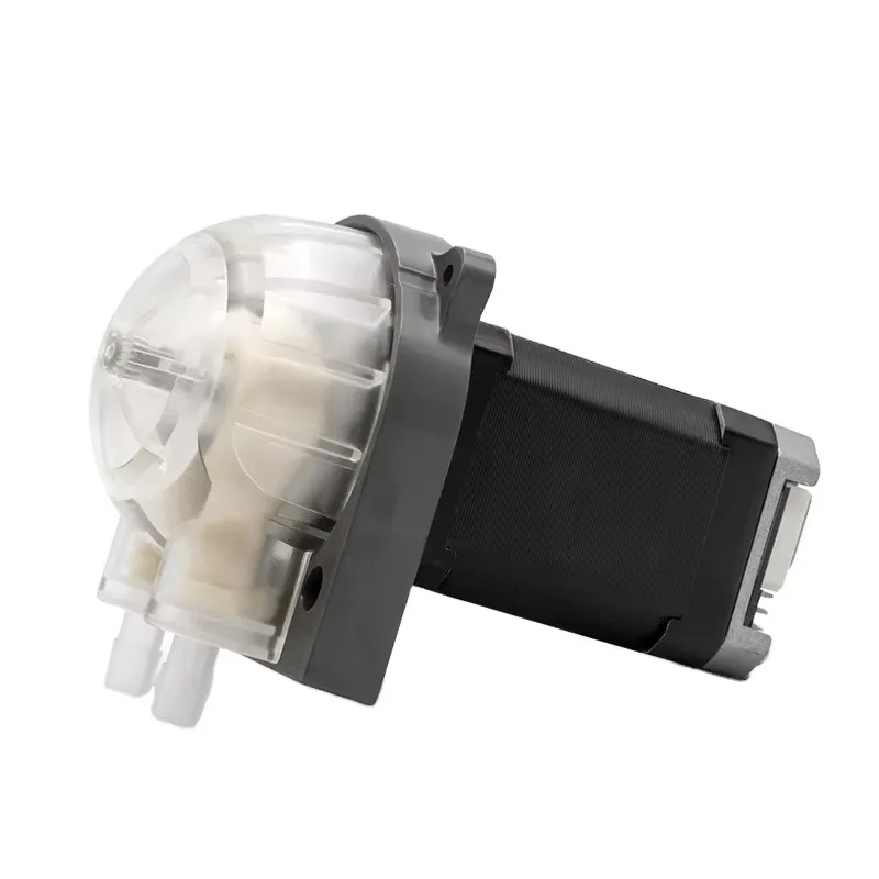 420Ml/min micro stepper motor peristaltic pump, stable quality, food grade, for metering, cleaning water, syrup