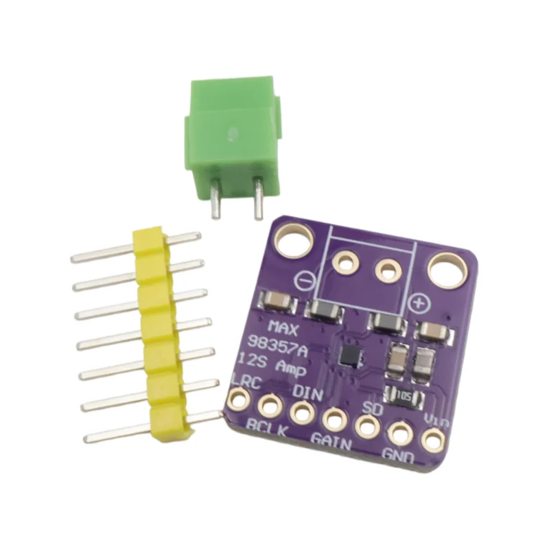 MAX98357A I2S Audio Amplifier Module 3W Class D I2S DAC Decoder MAX98357 Breakout DIY Speaker No MCLK for Raspberry Pi Arduino