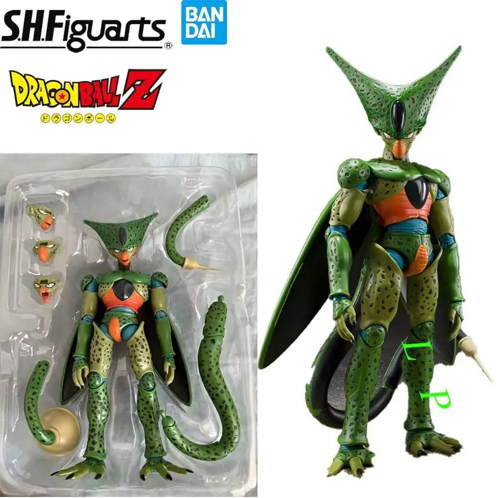 

BANDAI S.H.Figuarts Dragon Ball CELL FIRST FORM в наличии, оригинальная модель аниме, фигурка, оригинальная игрушка в штучной упаковке