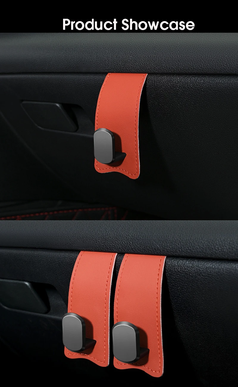 TazerApex Universelle Auto-Handschuhfach-Haken aus Aluminiumlegierung, Hängehaken für Handtaschen, Hüte, Halter für Autoinnenraum-Aufbewahrung – Detail 12