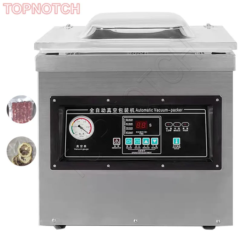 

DZ-400/2F Desktop Industrial Household Chamber Vacuum Sealer Machine Food Meat Fruit Vegetable Vacuum Packing Machines