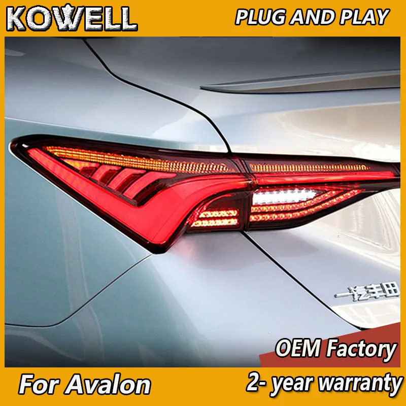 Car Styling for Toyota Avalon Tail Light 2019-2022 Avalon Taillights Rear DRL Turn Signal Fog Brake Reversing 