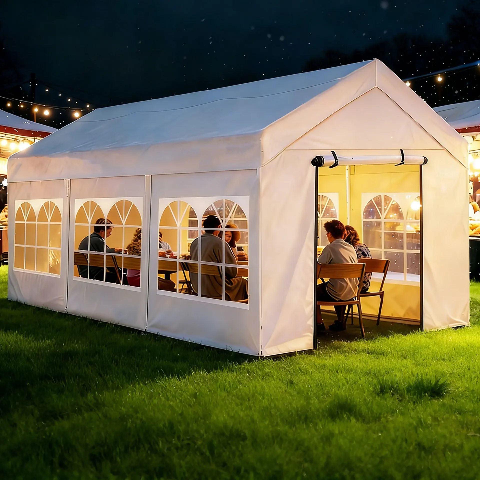 Internet celebrity night market four-legged awning outdoor camping 3x3 tent market stall commercial stall rain shelter