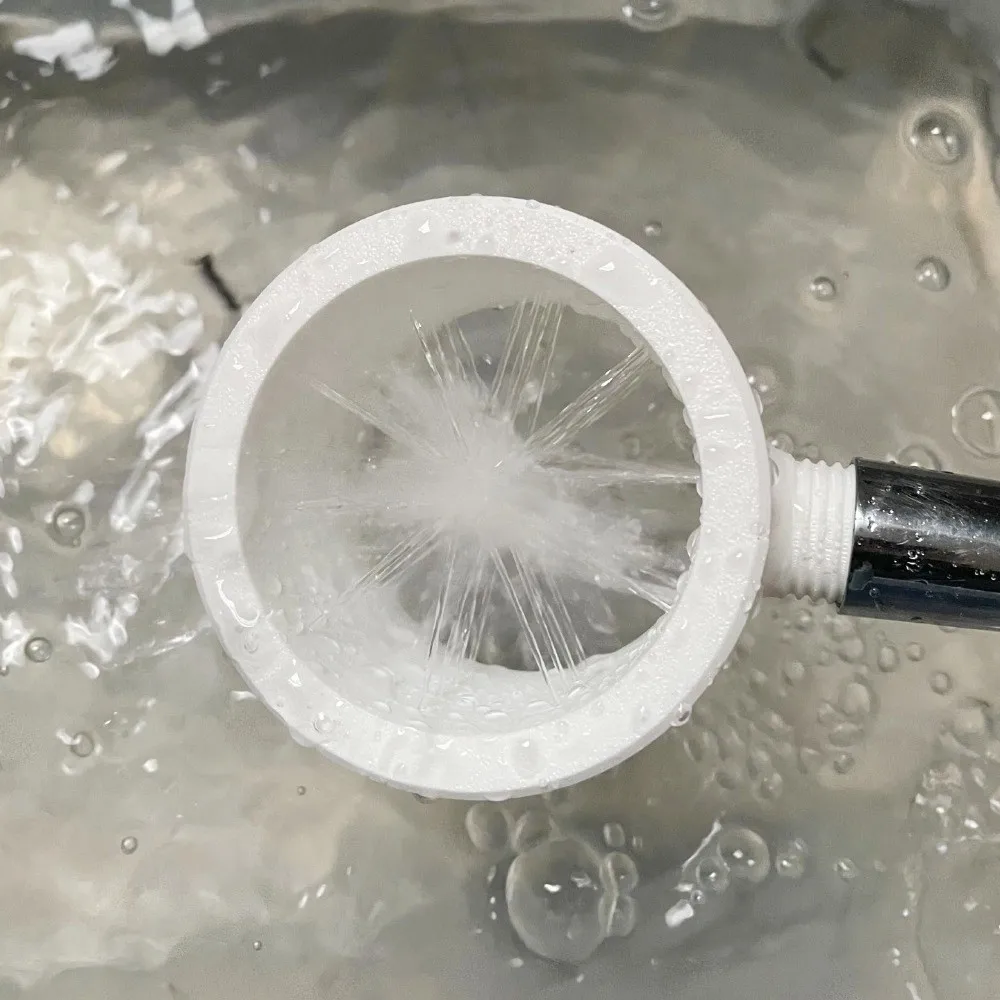 

High Pressure Men Shower Nozzle Circular Flushing 360-Degree Ring Spiral Nozzle Shower Head Powerful Supercharging