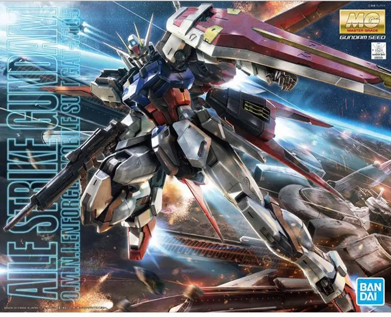 Bandai Mg Aerial Combat Aerial Configuration Assault Gundam 1/100 Winged Type Space Hd Version 2.0 Assembly Model Figure Garage