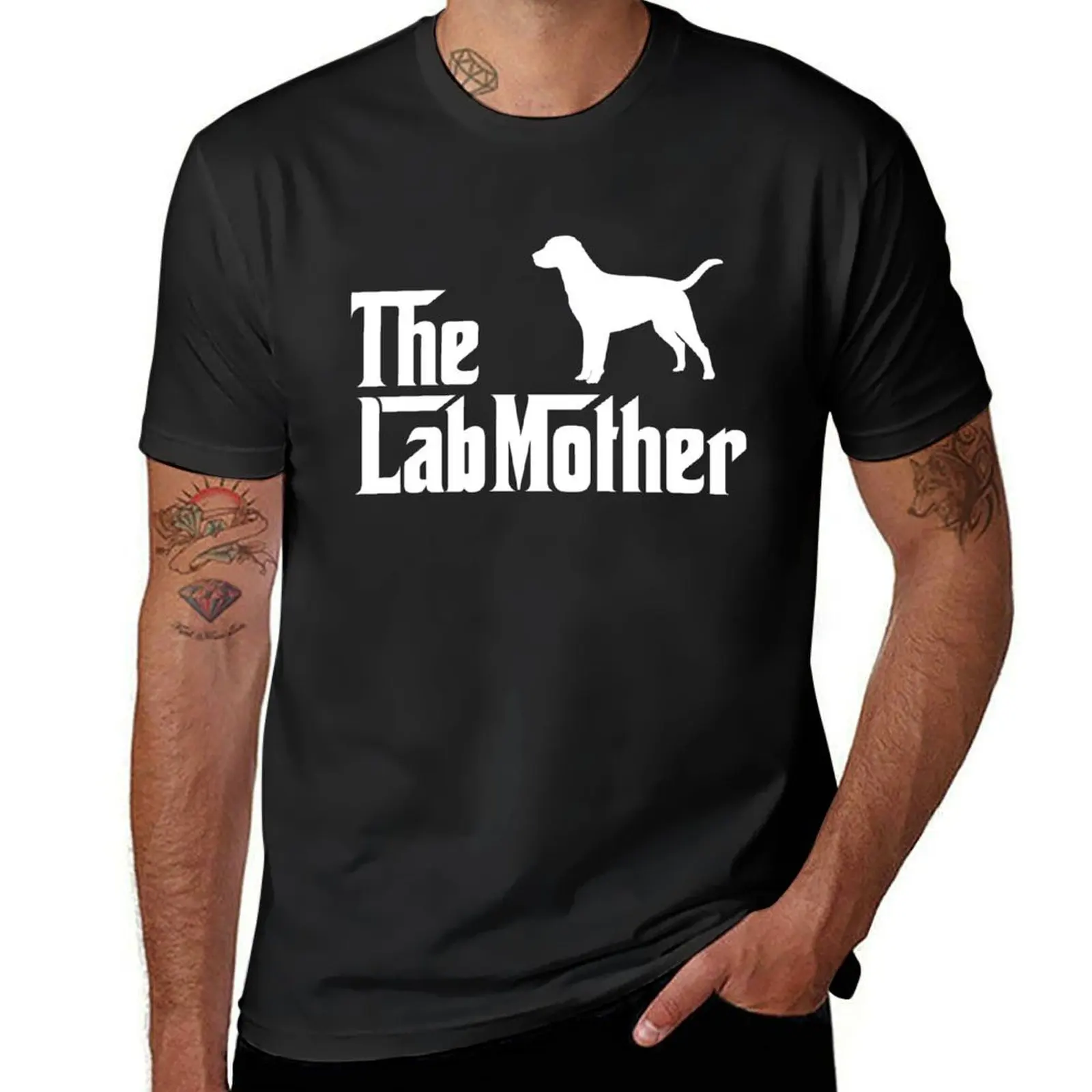 

The Labmother Labrador Mom Gift T-Shirt quick drying vintage clothes Blouse boys animal print slim fit t shirts for men