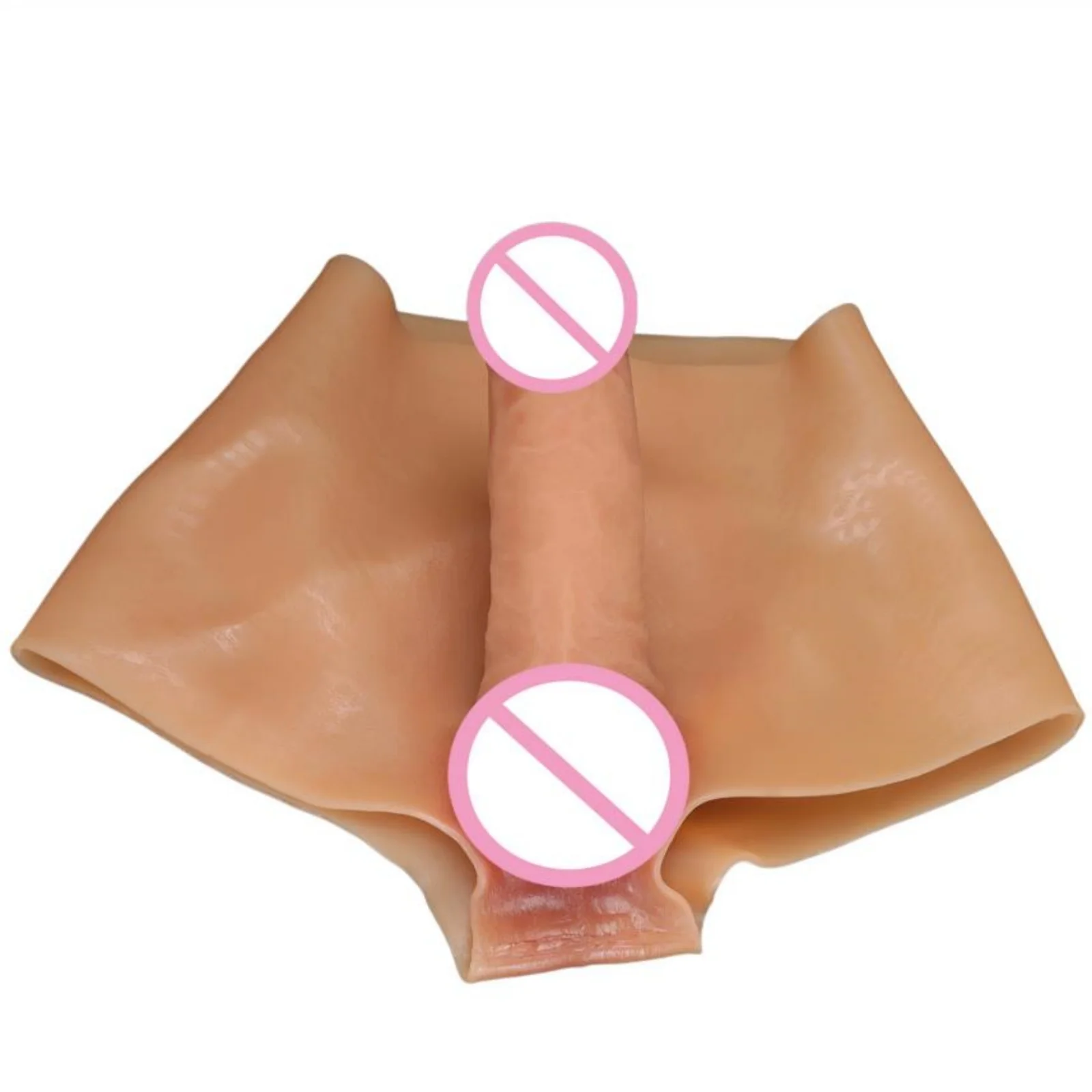 Soft Silicone Pants Dildo Penis for Men Extender Dick Dildo Enhancer Male Cock Masturbator Women Pants Strapon Dildo Sex Toy 18+