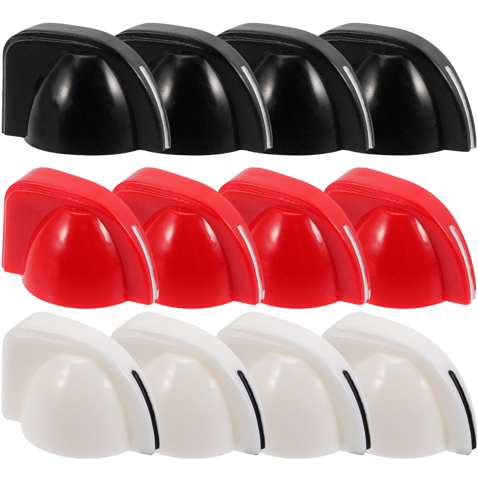 

12 Pcs Amplifier Guitar Headphone Plastic Machine Volume Control Knobs